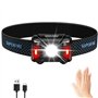 SuperFire Lampe Frontale LED Rechargeable USB