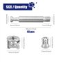 BITEFU 40 Set Raccord de Came Ø15mm Connexion de Panneaux D'armoires de Meubles M6X40mm Connecteur D'armoire à Raccords Excentri