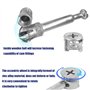 BITEFU 40 Set Raccord de Came Ø15mm Connexion de Panneaux D'armoires de Meubles M6X40mm Connecteur D'armoire à Raccords Excentri