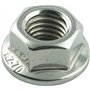 BITEFU 200pcs Écrous de Blocage Héxagonal à Écrou à Collerette Écrous à Émbase Acier Inox 304 M3 M4 M5 M6 M8 M10 M12 Kit d'assor