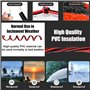 ADNEWX 22AWG Cable Electrique Souple, 20m Fil Electrique 12v 2 Conducteur Rouge Noir Fil Voiture pour LED Ruban Lampe Bande et C