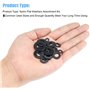 cersaty® 700 Pcs Nylon Plat Rondelle, M2 M2.5 M3 M4 M5 M6 M8 M10 M12 Joint Torique pour les Appareils Ménagers et Commerciaux, V