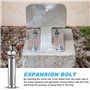 cersaty® 10 Pièces M8*60mm vis d'expansion 304 inoxydable Cheville à béton Lourd Devoir DIY Matériel Outils pour la Construction