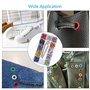 500 Pcs Oeillet Couture Metal Kit de Grommets Eyelets Outils pour Cuir,Toile,Tentes,Auvents ect,Dix Couleurs