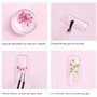 KAHEIGN 96 Pièces Fleur Séchée pour Ongles, 3D Nail Art Véritable Fleur Séchée Nail Applique Nail Pièces Préservé Fleur Manucure