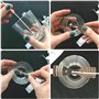 KAHEIGN 20 Pièces Métal Dispositifs De Centrage De Mèche De Bougie, Acier Inoxydable Bougie Noyau Titulaire Pour La Fabrication 