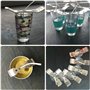 KAHEIGN 20 Pièces Métal Dispositifs De Centrage De Mèche De Bougie, Acier Inoxydable Bougie Noyau Titulaire Pour La Fabrication 
