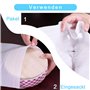 100PCS Demenagement Feuilles Papier bulle pour Cartons Déménagement Vaisselle, Plats, Assiettes, Verres Emballage