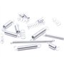 Assortiment de Ressorts de Compression et Traction 200 Pièces avec Boîte de Rangement - Tension et Pression