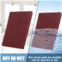 BokWin Scotch Brite 7447 Lot de 6 patins abrasifs à main très fins pour usage général Rouge 200 x 125 mm