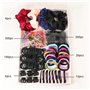 INSKIDS Lot de 745 barrettes à cheveux - Accessoires pour cheveux - Cadeau pour filles - Pinces à cheveux et élastiques à cheveu