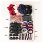 INSKIDS Lot de 745 barrettes à cheveux - Accessoires pour cheveux - Cadeau pour filles - Pinces à cheveux et élastiques à cheveu