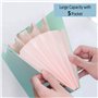 KAHEIGN 6Pcs Dossiers De Fichiers Extensibles A4, Dossier à 5 Pochettes Avec Fermeture à Pression Organisateur De Papier De Docu