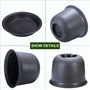 KAHEIGN 10 Pièces Pots De Fleurs en Plastique, 15cm Épaissir Pots De Fleurs Conteneur De Plantes Pot De Jardinage D'intérieur av