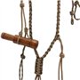 AILOVA Canard Sifflet, Sifflet d'Appel de Canard en Bois Lmitation Sonore de Canard Accessoires de Chasseur Séduction Sauvage Ca