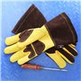 OLSON DEEPAK Gants de soudage en cuir de qualité supérieure, confortables et flexibles pour cheminées, gants de travail résistan