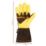 OLSON DEEPAK Gants de soudage en cuir de qualité supérieure, confortables et flexibles pour cheminées, gants de travail résistan