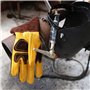 OLSON DEEPAK Gants de soudage en cuir de qualité supérieure, confortables et flexibles pour cheminées, gants de travail résistan