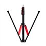 FOSOTO Trépied de lumière pliable,Hauteur maximale : 192 cm,Support compact et léger en aluminium avec vis filetée 1/4",Trépied 