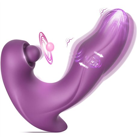 3 IN 1 Gode Vibro-masseur