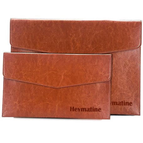 Lot de pochettes A4 en simili-cuir Lot d’enveloppes porte-documents Chemises A5
