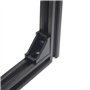 Iverntech Lot de 20 raccords de plaque de connexion avec 40 écrous en T M5 + 40 vis M5 + 1 clé pour profilé d'aluminium extrudé 