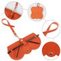 NAVESO Lot de 4 étuis à lunettes de soleil tendance en cuir souple - Étui à lunettes mince portable - Étui de protection de voya