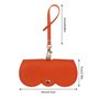 NAVESO Lot de 4 étuis à lunettes de soleil tendance en cuir souple - Étui à lunettes mince portable - Étui de protection de voya