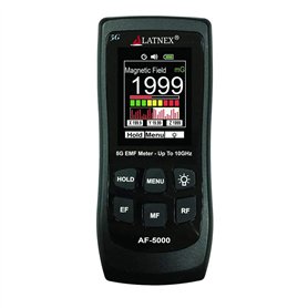 LATNEX – Testeur et lecteur de champs magnétiques AF-5000 5G avec certificat d'étalonnage - Tests et mesures RF et micro-ondes