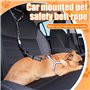 Ceinture de sécurité de voiture | Ceinture de sécurité réglable et harnais de voiture | Harnais de sécurité élastique pour voitu