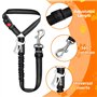 Ceinture de sécurité de voiture | Ceinture de sécurité réglable et harnais de voiture | Harnais de sécurité élastique pour voitu