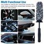 Brosse de nettoyage de voiture, brosse de roue en alliage pour des détails sûrs, sans rayures, nettoyage en profondeur dans le l