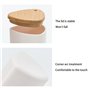 Distributeur de Cure Dent, Distributeur de Cure Dent Original Distributeur Cure-Dents en Plastique avec Couvercle en Bois Petit 