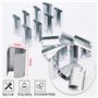 tendeur de cerclage + scellant de cerclage + ceinture d'emballage de 100 m + 50 clips de cerclage pour palette, kit de bande de 