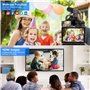 Caméscope 4K Wifi Caméscope numérique Full HD YouTube Vlogging Enregistreur, IR Night 48 MP 16 X Zoom numérique 3,0 pouces Enreg