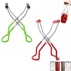 2 Pièces Lève Bocal bocaux Pinces Verre Levage bocaux Pince Pot Conserves Inoxydable bocauxs Lève Pinces pour la taille des levi