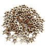 Copeaux de Bois en Forme d'Étoile - Embellissements pour Soirée, Mariage, Noël, Artisanat DIY, Tableau Scatter Décorations - 3 T