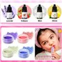 JUYRLE Kit de fabrication de gloss à lèvres hydratant pour fille - Kit de fabrication de bricolage - Maquillage cosmétique simpl