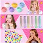 JUYRLE Kit de fabrication de gloss à lèvres hydratant pour fille - Kit de fabrication de bricolage - Maquillage cosmétique simpl