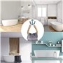 Niciksty Porte Papier Toilette Vintage - Corde Industrielle - pour Salle de Bain Motif Ancre en Métal, Porte-Papier Salle de Bai