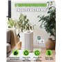Lamptobe Minuteur Prise Electrique Digital avec 20 Programmes, Minuterie Numérique Programmable avec Grand écran LCD, Compte à R