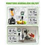 Lamptobe Minuteur Prise Electrique Digital avec 20 Programmes, Minuterie Numérique Programmable avec Grand écran LCD, Compte à R