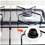 YEJAHY Lot de 30 caoutchoucs de support de casserole en caoutchouc pour cuisinière à gaz - Protection efficace contre les rayure