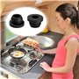 YEJAHY Lot de 30 caoutchoucs de support de casserole en caoutchouc pour cuisinière à gaz - Protection efficace contre les rayure