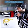 Lamkrtlp Cartes d'arbitre de Football, Kit d'arbitre, Métal Sifflet Arbitre avec Carnet d'arbitre Monnaie D'arbitre Crayon pour 