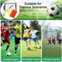 Lamkrtlp Cartes d'arbitre de Football, Kit d'arbitre, Métal Sifflet Arbitre avec Carnet d'arbitre Monnaie D'arbitre Crayon pour 