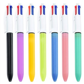 7PCS Multicolores à Stylo Bille Rétractable