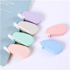 qijiefenCC 6 Pcs Ruban Correcteur Blanc