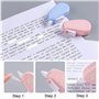 qijiefenCC 6 Pcs Ruban Correcteur Blanc,Ruban correcteur en forme de souris,Mini Roller de Correction avec Capuchon Protecteur,F