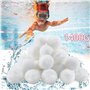 Balles filtrantes pour piscine - Pour systèmes de filtration à sable - 1400 g - Peut remplacer 50 kg de sable filtrant - Convien
